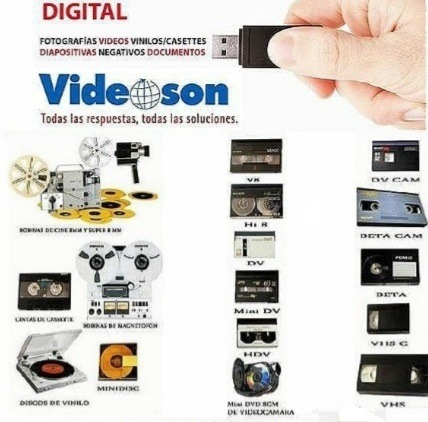 Pasamos Videos Vhs A  Digital 8mm A Dvd Pendrive,  Mini Dv. 