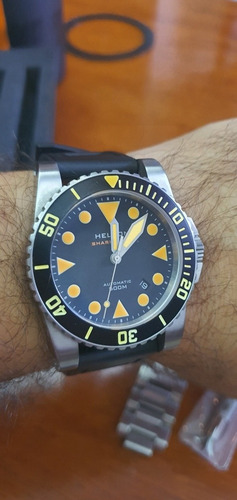 Reloj Helson Shark Diver Automático 500m. En 550 Vrds. (Usado)