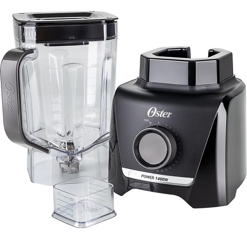 Kit Batedeira Planetária Oster Black E Liqui 1400 Full Ii Cor Preto 127V