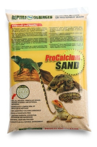 Sustrato Premium Para Reptiles Y Anfibios - Procalcium Sand