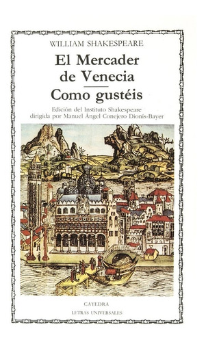 Libro El Mercader De Venecia; Como Gustã©is