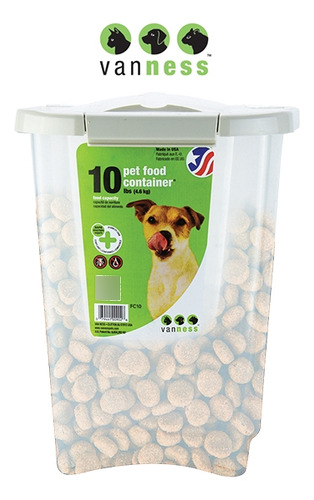 Van Ness Contenedor De Alimento Croquetas De Perro 4.5 Kilos