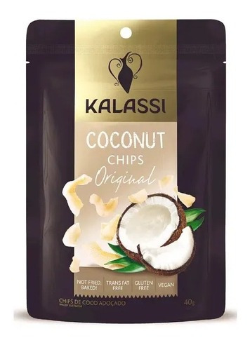 Imagem 1 de 1 de Snack Kalassi Coconut Chips Original 40g