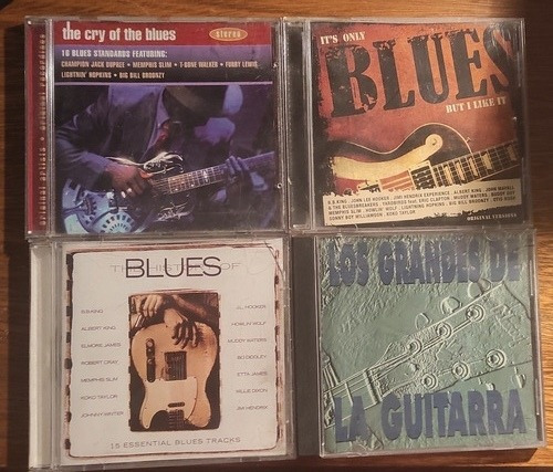 Blues X 4 Cds The Best Guitar Blues Of The World   