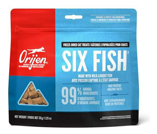 Premios Para Gatos Orijen Six Fish