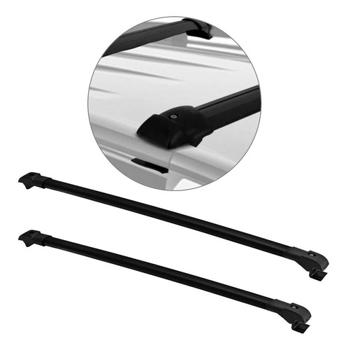 Rack Travessa Bagageiro Universal Slim Preto Zafira 2006