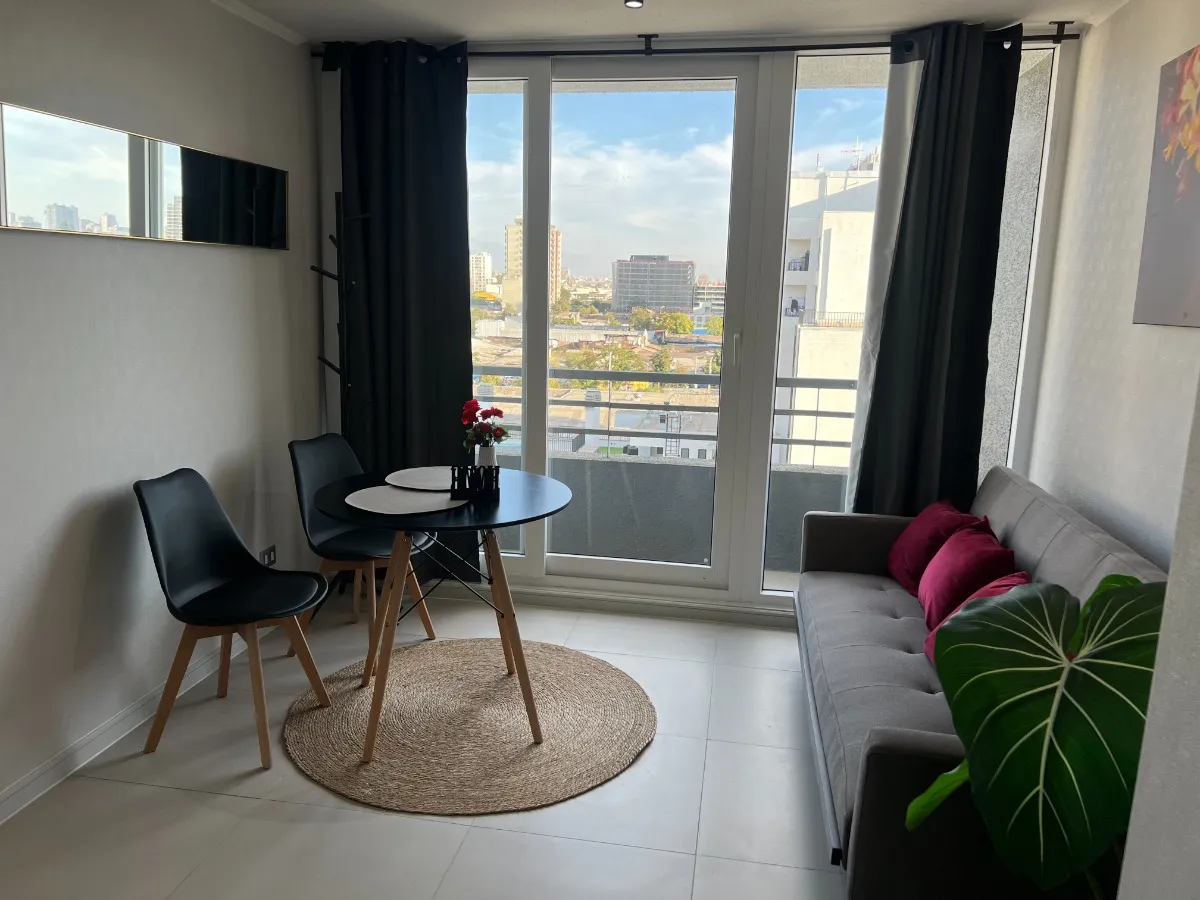 Imagen 1 de 17 de Hermoso Departamento Semi Nuevo Amoblado En Santiago