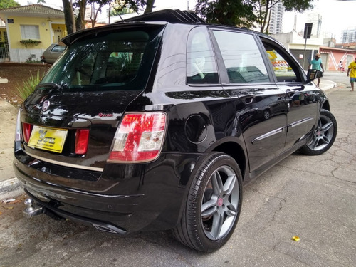 Fiat Stilo Sporting Dual 1.8 Flex 2010 Preto C/ Teto Solar