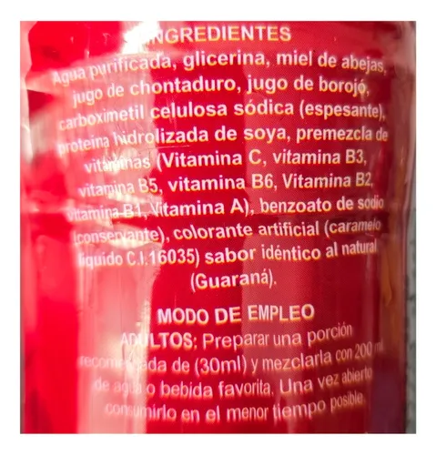 Borochon - Rendimiento 550ml