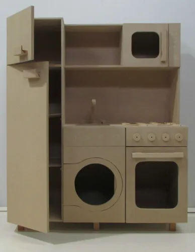 Juego Cocina Integral Infantil De Fibrofacil