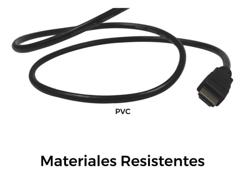 Imagen 5 de 10 de Cable Hdmi High Quality 1.3 M Cable Resistente Ce-hd1