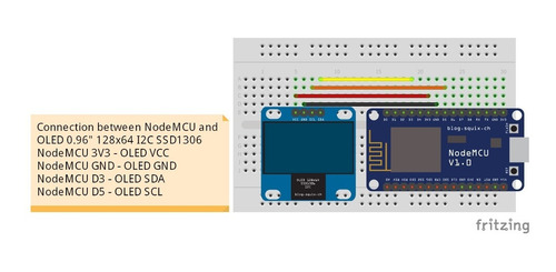 Oled Display Ldc 0,96 128×64 I2c Bajo Consumo Azul Arduino