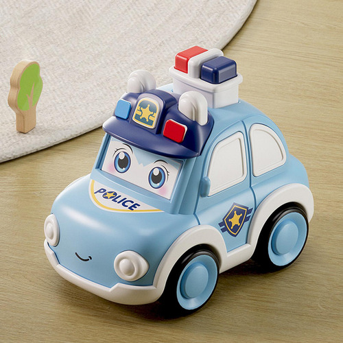 Press And Go-juguetes Educativos Para Coche De Policía