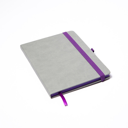 Libreta Tipo Moleskine Cuaderno 90h Raya C/ Elastico ·pkt·