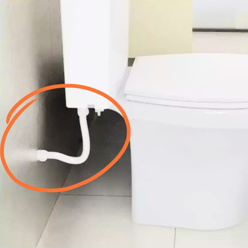 3 Engate Mangueira Rabicho Flex Branca 1/2p 60cm Universal Cor Branco