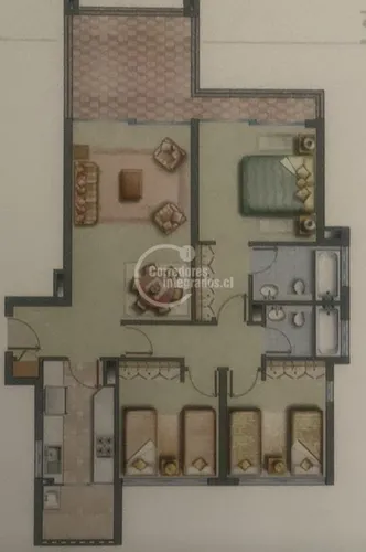 Departamento En Venta De 3 Dorm. En La Serena