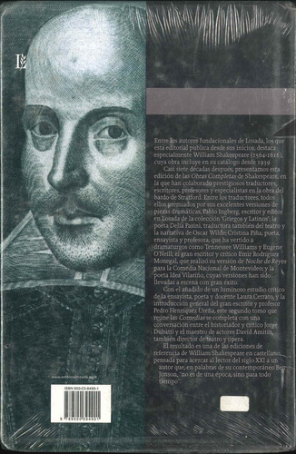 Imagen 3 de 4 de O Completas Tomo Ii. Comedias. Shakespeare - Losada
