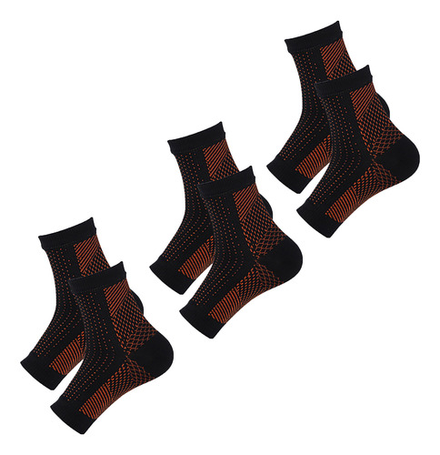 Calcetines T Fasciitis Grip Socks Para Fútbol Y Fitness, 3 P