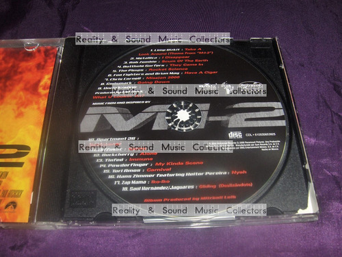 Mision Imposible 2 Cd Metallica Saul Hernandez Rob Zombie Us (Usado)