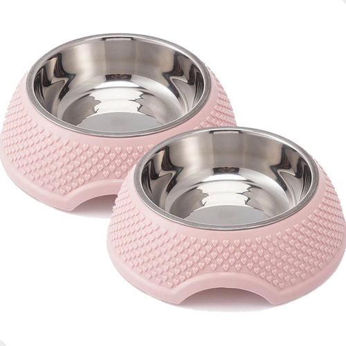 Platos Para Perro O Gato De Acero Inoxidable,antideslizantes