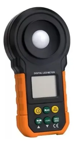 Luxmètre Numérique KPS-LX10 - 3 Plages 2000/20000/50000 Lux - Sonde Sur Câble - Rétention Données - 10