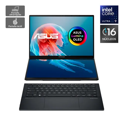 Notebook Asus Zenbook Duo Oled Intel® Core Ultra 9 De 16 Núcleos 32gb 1tb Ux8406ma-pz027w