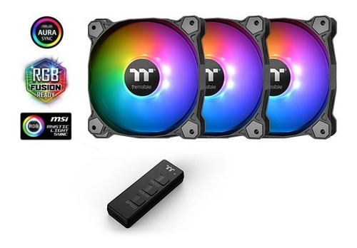 Imagen 3 de 9 de Cooler Gabinete Thermaltake Pure 12 Argb 120mm Pack X3