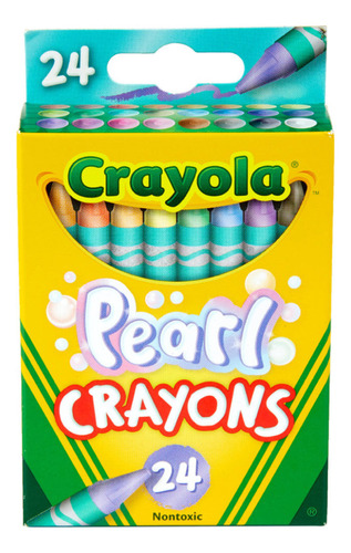 24 Crayolas Originales Glitter, Metalicas, Neon, O Perladas