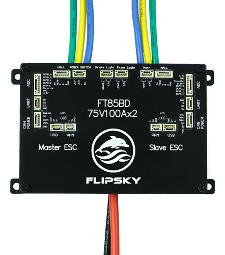 Tracción Doble Flipsky Ft85bd Con Interruptor Incorporado Dr