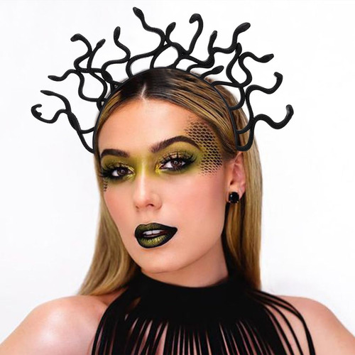 Bartosi Diadema De Serpiente De Medusa Para Halloween, Disfr