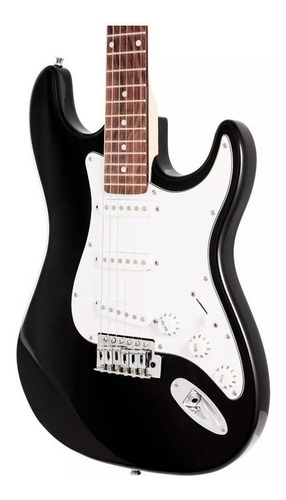 Imagen 4 de 5 de Guitarra eléctrica Leonard LE362 stratocaster de aliso black con diapasón de palo de rosa