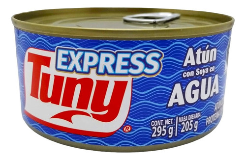 Atun Tuny Agua Express Jumbo Lata 295grs