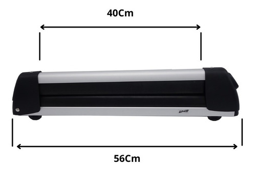 Imagen 2 de 10 de Porta Ski Para 4 Pares Aluminio Antirrobo Para 1 Snowboard