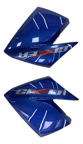 Cubiertas Laterales Gixxer150 Para Moto Suzuki Jgo Par (azul