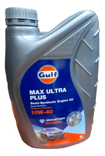 Aceite Gulf Max Ultra Plus 10w-40 Semi-sintético 1 Litro
