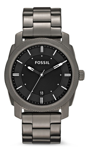 Reloj Fossil Fs4774 Acero Gris Machine P/caballero Original