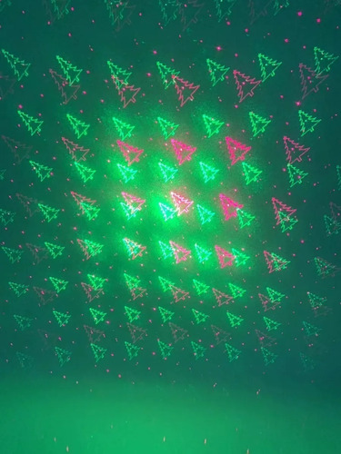 Proyector Laser Multipuntos Audiorítmico Fijo Tripie Navidad