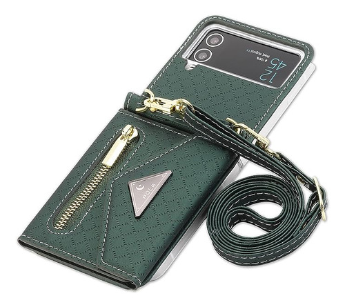 Funda Con Correa Y Billetera Para Samsung Galaxy Z Flip 4 Ve