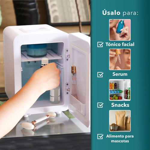 Rca Mini Refrigerador Con Espejo Rc-4e Color Blanco