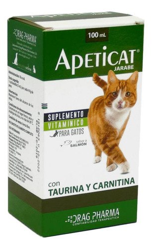 Apeticat Jarabe - Multivitaminico Para Gatos - Vetpetlifecl