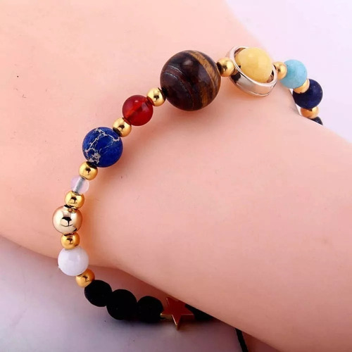 Pulsera Planetas Brazalete Vía Láctea Universo Solar Diámetro 16