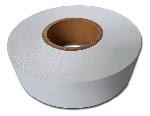Pack X12 Rollos Poliamida Blanca 50mm X 200m Buje 3 Pulgadas Para Impresión De Etiquetas Textiles Para Impresoras Zebra, Tsc, Honeywell, Hprt, Datamax, Sato,xprinter De Alta Durabilidad