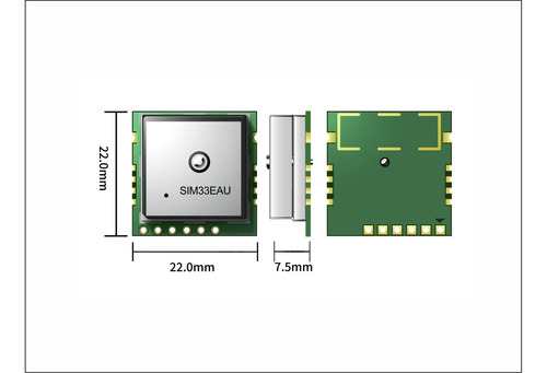 Modulo Gps Para Arduino Sim33eau Simcom