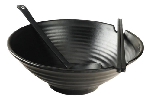 Cuenco Japonés Grande Para Sopa De Fideos Tirado A Mano,