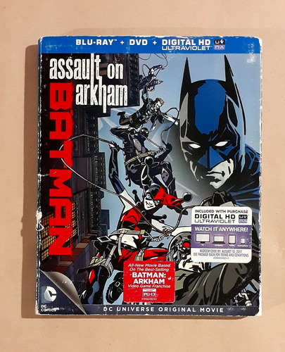 Batman Assault On Arkham - Blu-ray + Dvd Original