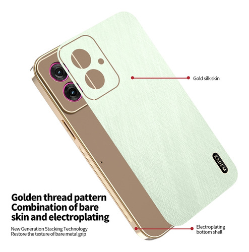 Funda Protectora Para Xiaomi Poco F5 5g/f5 Pro, Marco Galvanizado, De Lujo, Resistente A Los Arañazos, Piel De Seda