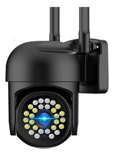 Cámara de seguridad  KAMEP S10 WIFI con resolución de 2MP visión nocturna incluida negra