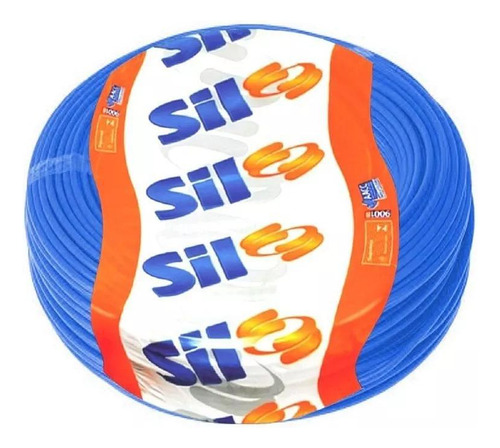 Fio Flexivel Sil 10mm Azul 25 Metros