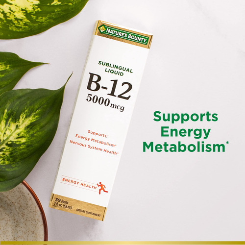 Suplemento De Vitamina B12 De Nature's Bounty De 5000 Mcg, S