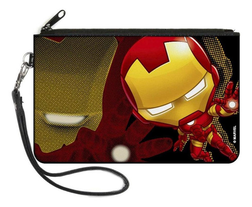 Cartera Con Cremallera Estándar Para Mujer Con Hebilla Iron